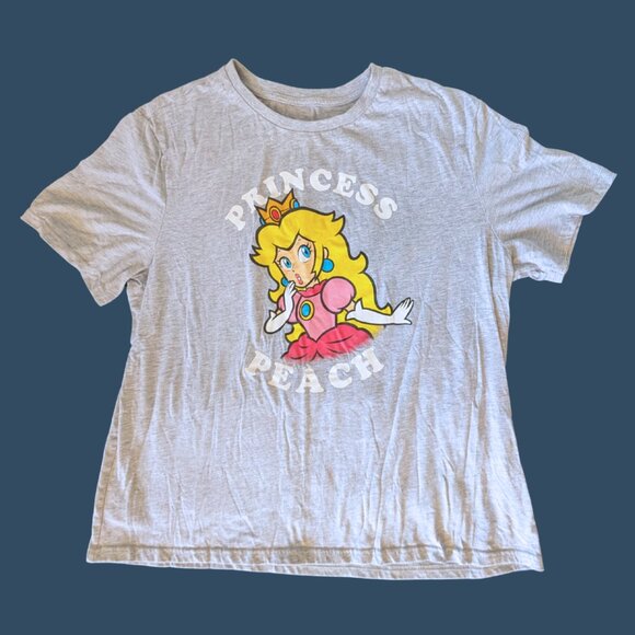 Princess Peach Super Mario Tee – XL – Mad Engine – Cute + Nerdy Energy - Picture 1 of 4
